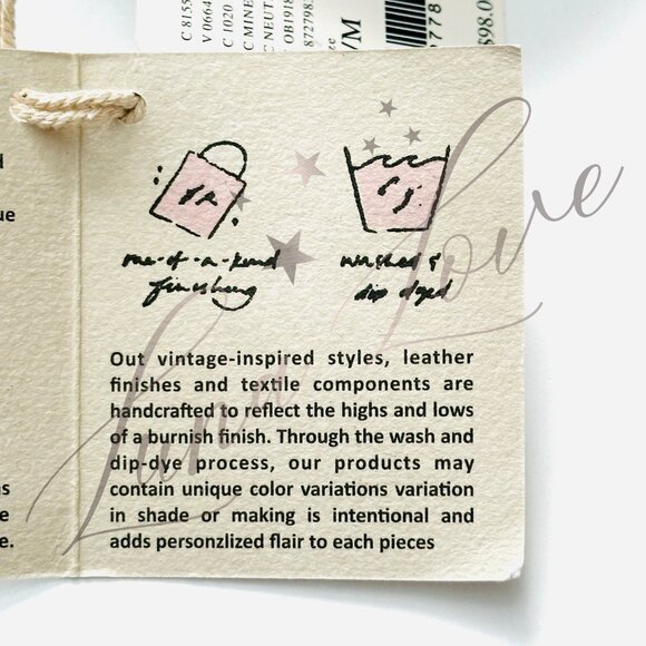 FREE PEOPLE Off The Record Stud Belt In Neutral & Silver (size S/M) NWT - Picture 7 of 7